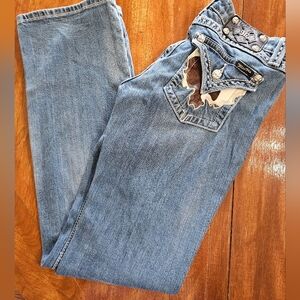 Miss Me Blue Boot Cut Jeans Classic Style